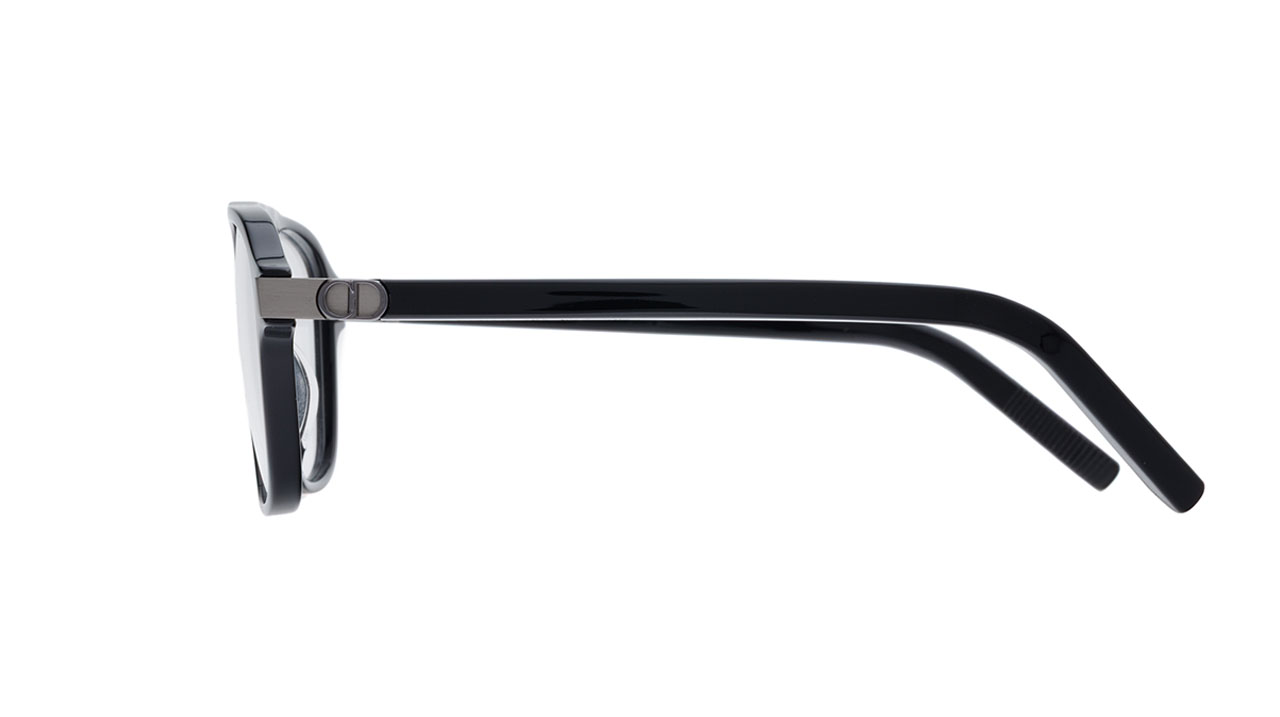Paire de lunettes de vue Christian-dior Cd icono n1i couleur noir or - Côté droit - Doyle