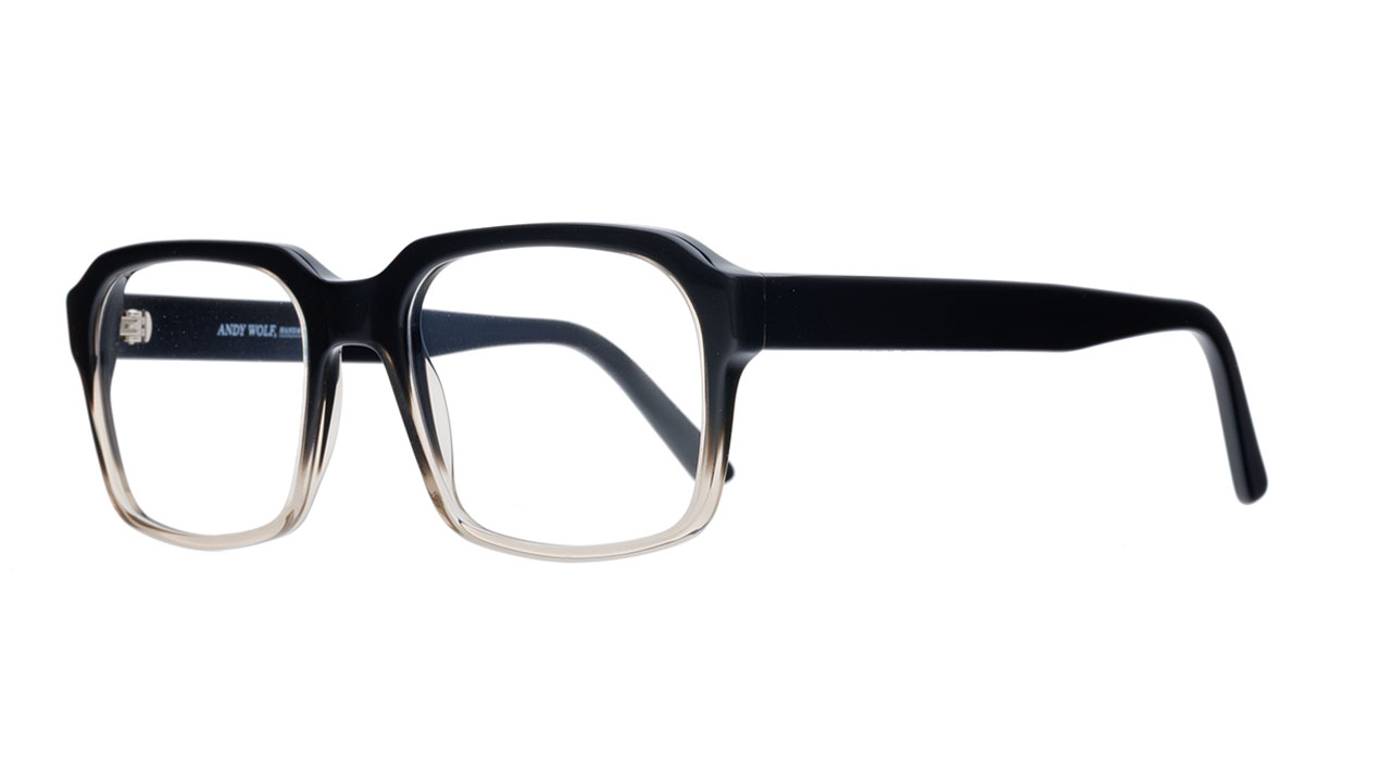 Paire de lunettes de vue Andy-wolf 4623 couleur brun - Côté à angle - Doyle