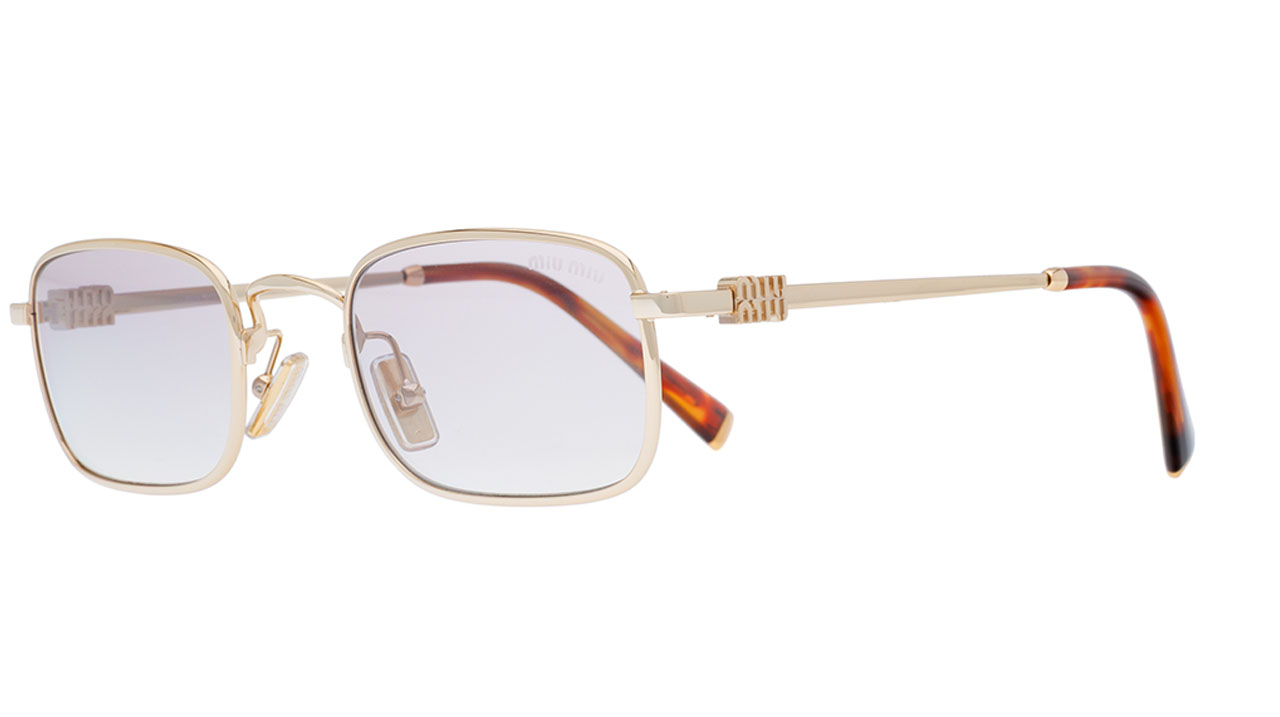 Paire de lunettes de soleil Miu-miu Mua53 /s couleur n/d - Côté à angle - Doyle