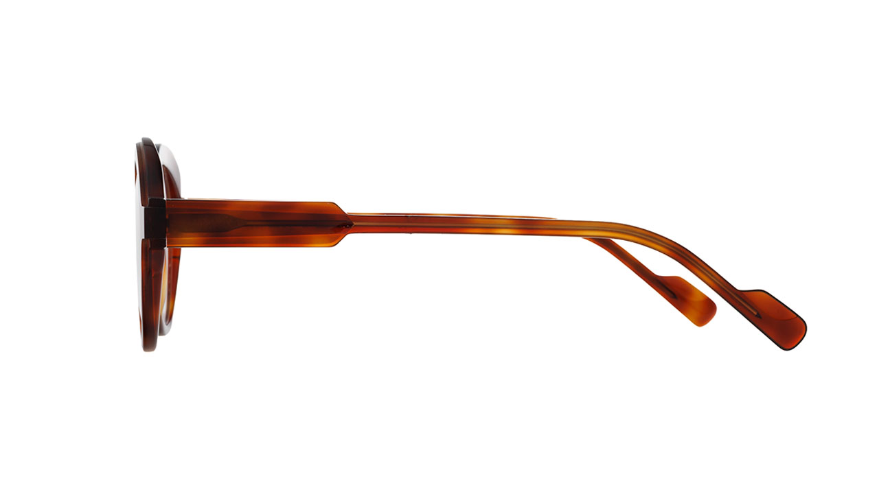 Paire de lunettes de vue Blush Folie couleur havane - Côté droit - Doyle