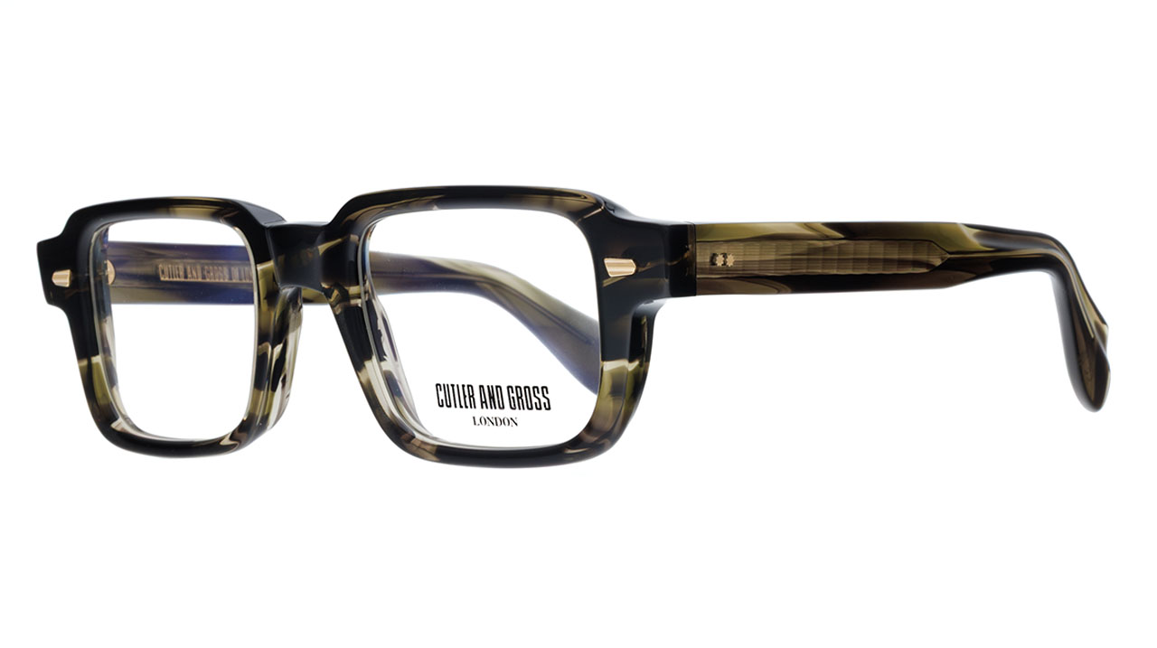 Paire de lunettes de vue Cutler-and-gross-marchon 1393 couleur n/d - Côté à angle - Doyle