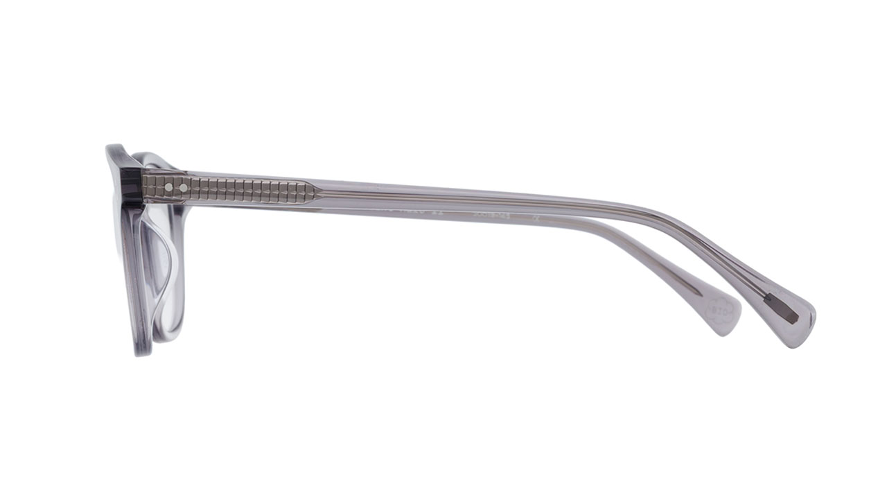 Paire de lunettes de vue Raen Saint malo ii couleur gris - Côté droit - Doyle