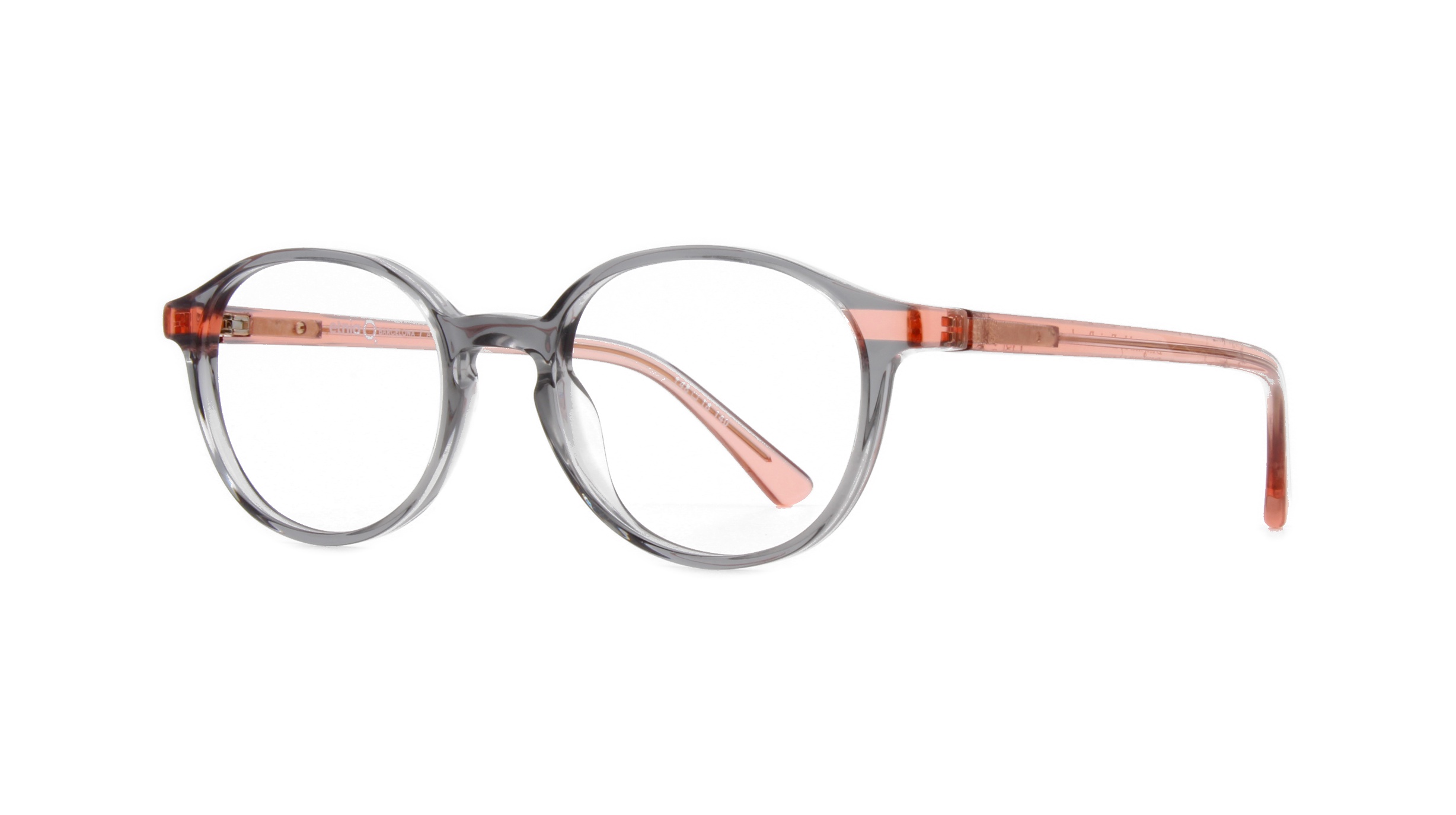 Paire de lunettes de vue Etnia-barcelona Anvers couleur gris - Côté à angle - Doyle