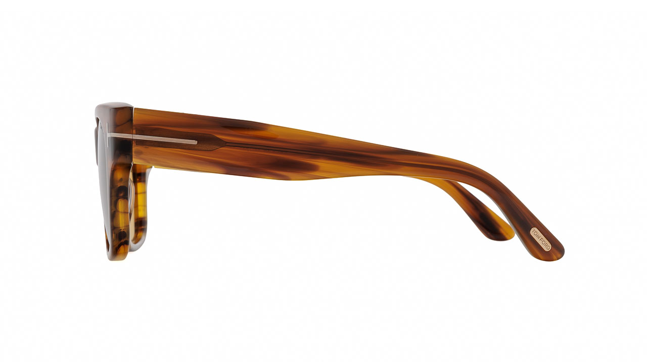Paire de lunettes de soleil Tom-ford Tf1280 /s couleur havane - Côté droit - Doyle