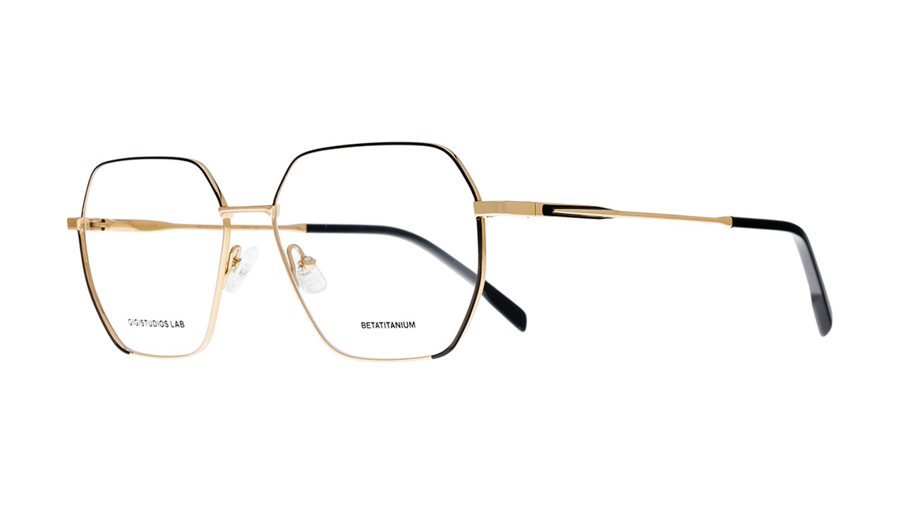 Paire de lunettes de vue Gigi-studios Ader couleur n/d - Côté à angle - Doyle