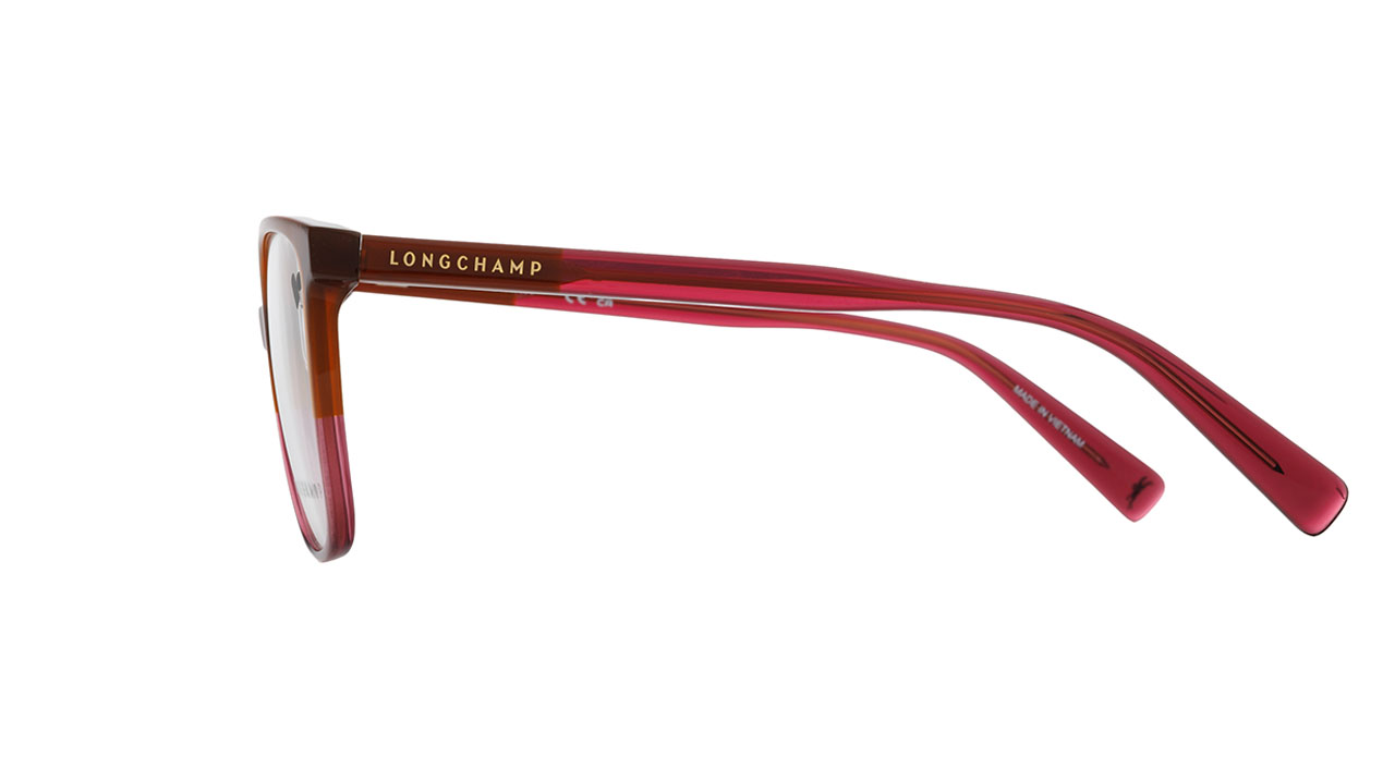 Paire de lunettes de vue Longchamp Lo2753n couleur n/d - Côté droit - Doyle