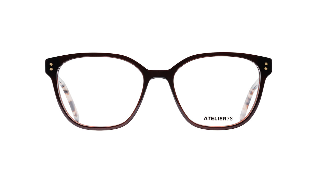 Paire de lunettes de vue Atelier-78 Chantal couleur brun - Doyle