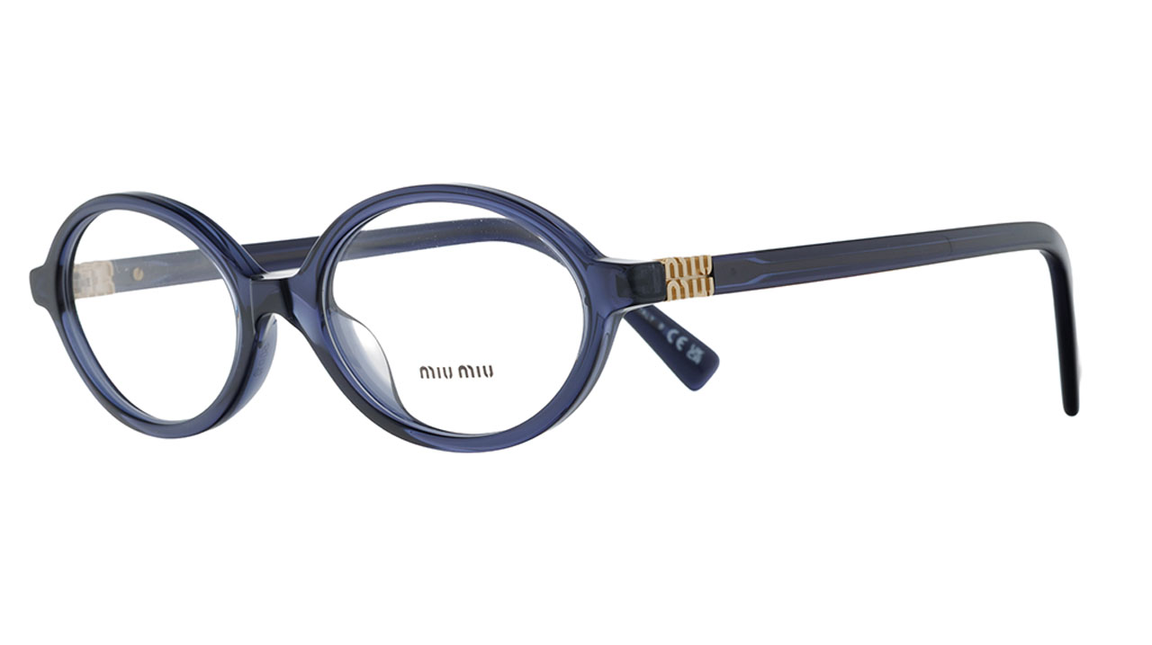 Paire de lunettes de vue Miu-miu Mu01x couleur n/d - Côté à angle - Doyle