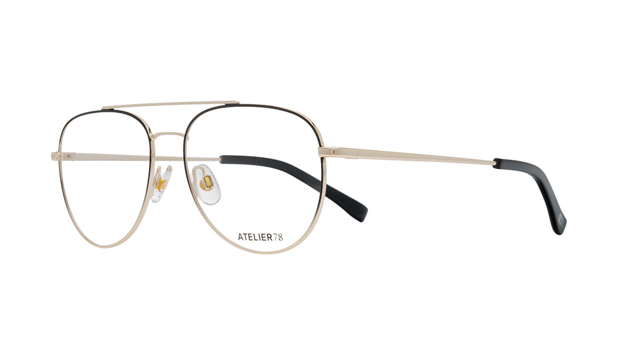 Glasses Atelier-78 Jacob, black gold colour - Doyle