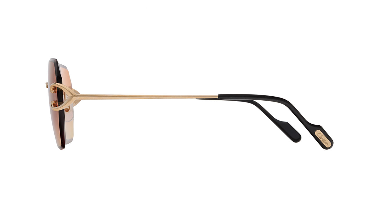 Paire de lunettes de soleil Cartier Ct0466s couleur n/d - Côté droit - Doyle