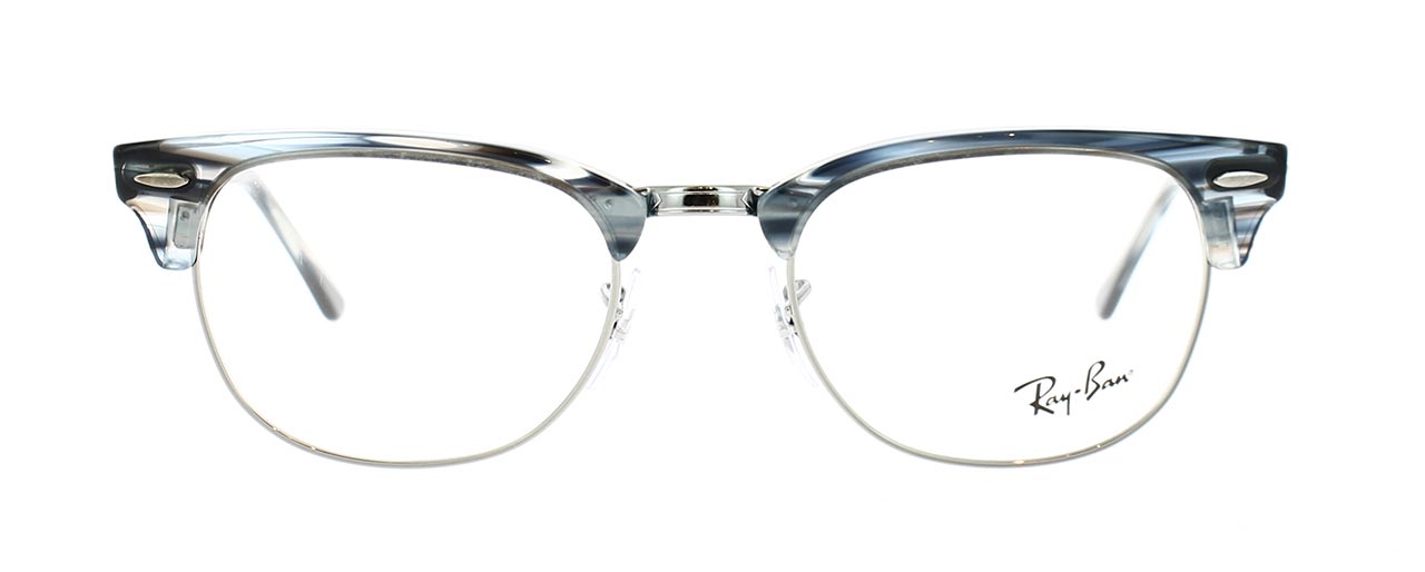 Paire de lunettes de vue Ray-ban Rx5154 couleur bleu - Doyle