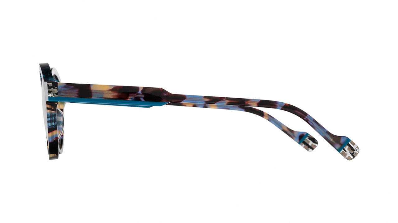 Paire de lunettes de vue Dutz Dz2389 couleur bleu - Côté droit - Doyle
