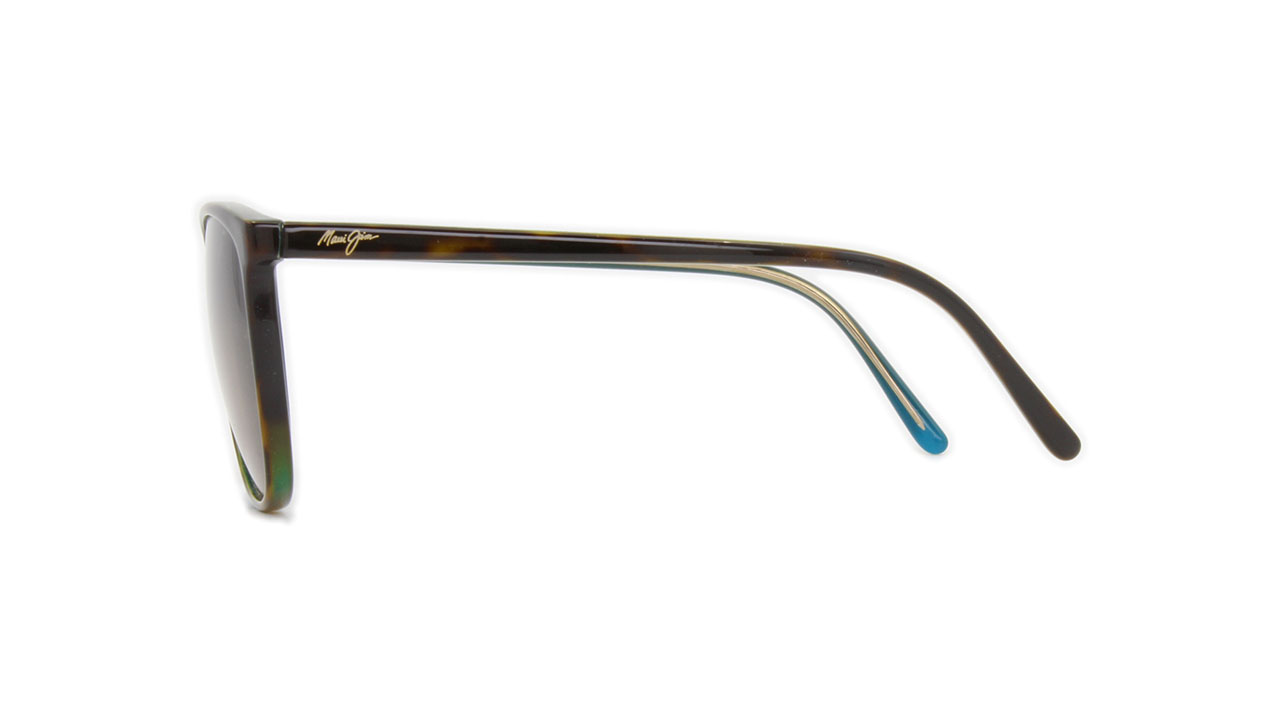 Paire de lunettes de soleil Maui-jim Hs723 couleur brun - Côté droit - Doyle