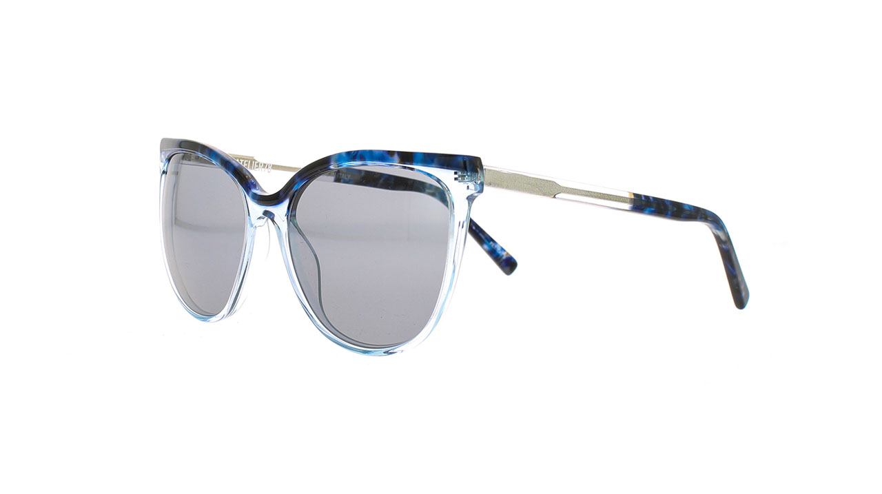 Paire de lunettes de soleil Atelier78 Joanna/s couleur bleu - Côté à angle - Doyle