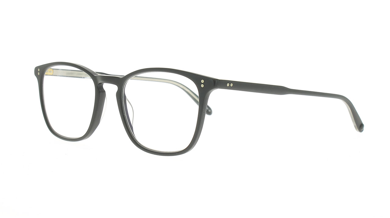 Paire de lunettes de vue Garrett-leight Boon couleur noir - Côté à angle - Doyle