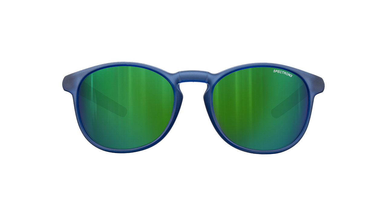 Paire de lunettes de soleil Julbo Js509 fame couleur marine - Côté à angle - Doyle