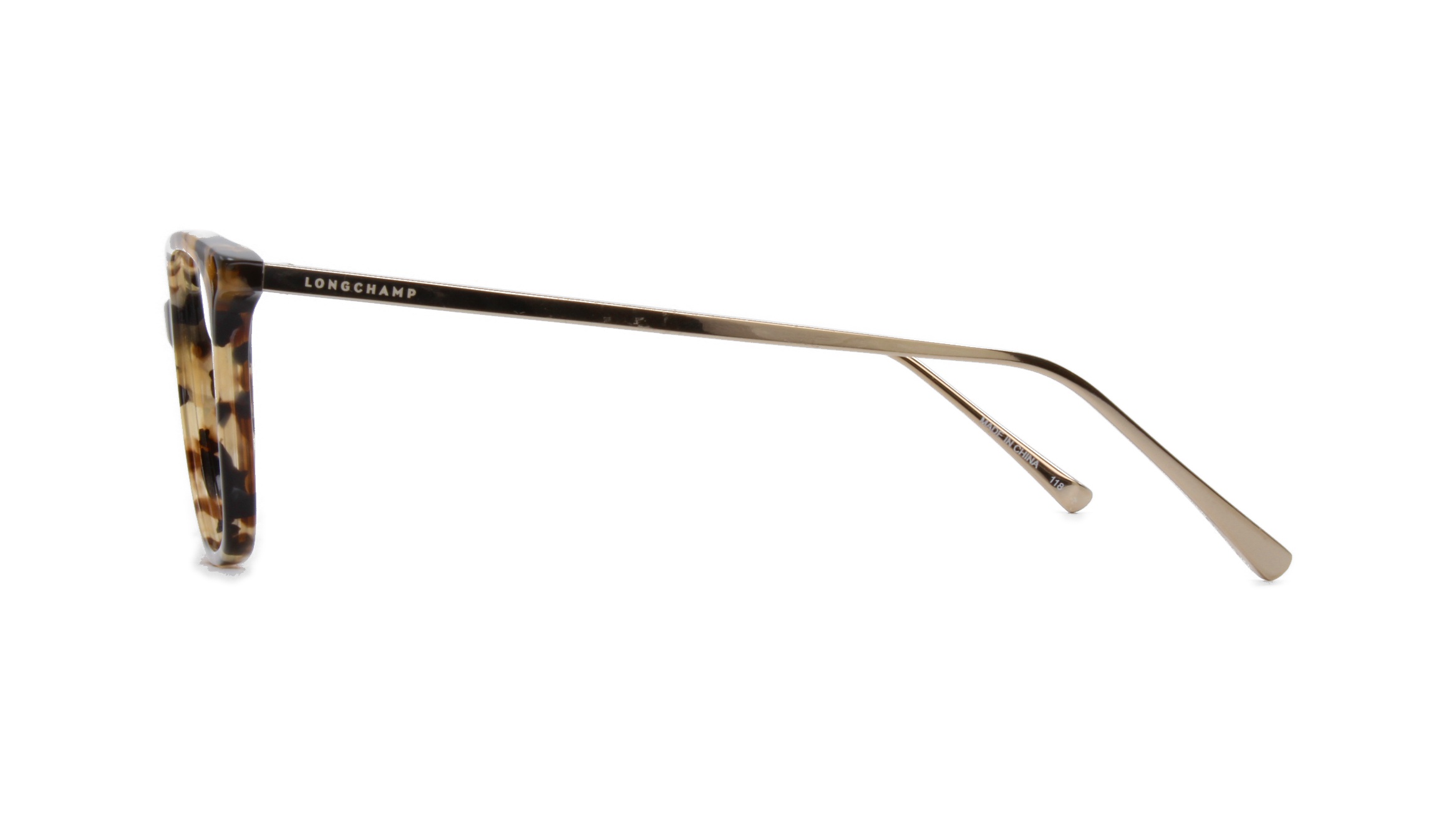 Paire de lunettes de vue Longchamp Lo2606 couleur brun - Côté droit - Doyle