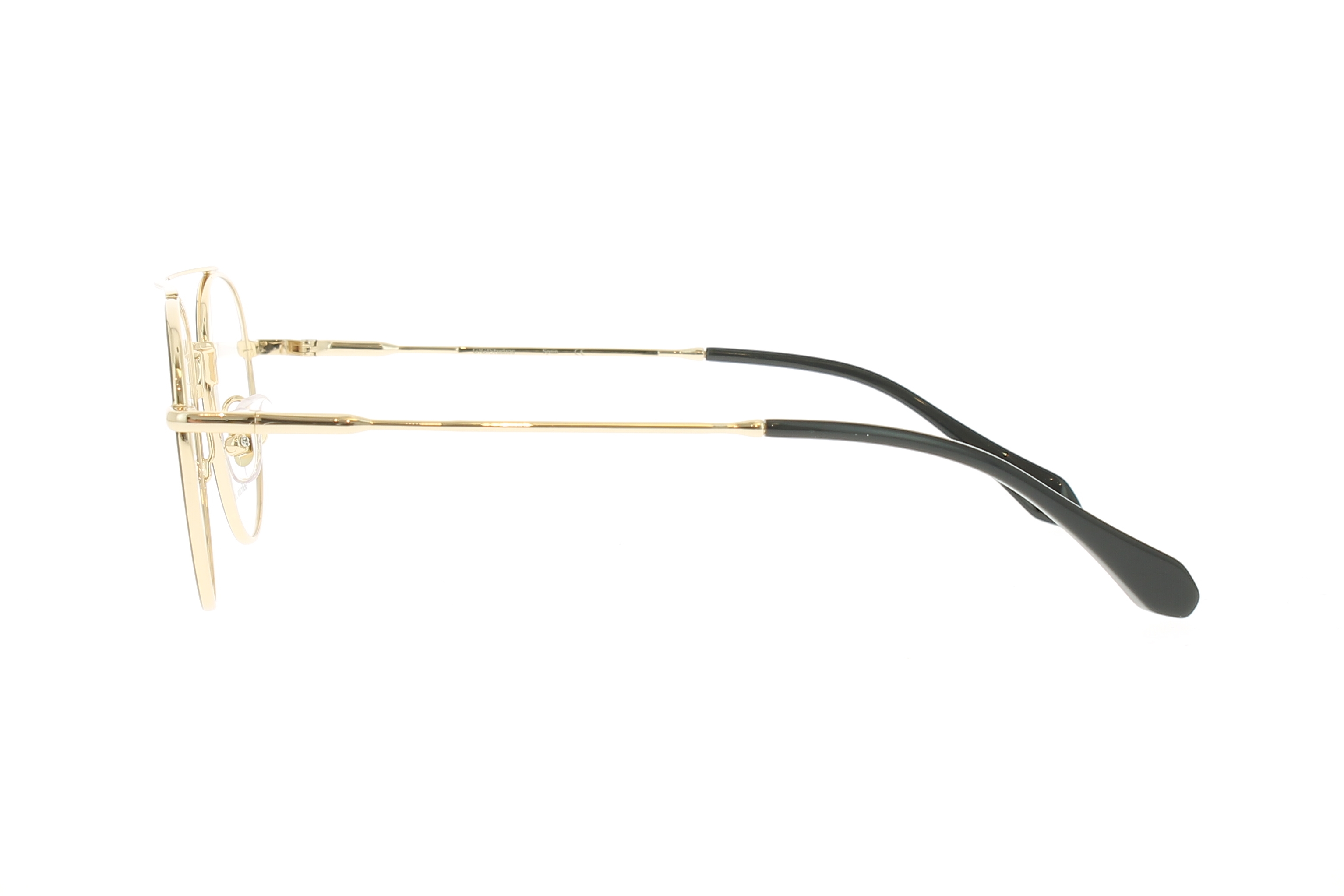 Paire de lunettes de vue Gigi-studios Ocean couleur noir - Côté droit - Doyle