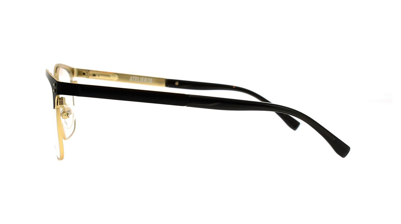 Paire de lunettes de vue Atelier78 Anvers couleur noir - Côté droit - Doyle