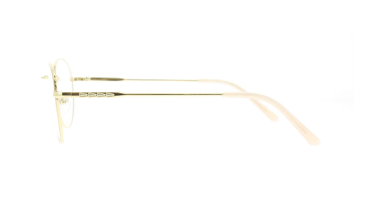 Paire de lunettes de vue Atelier78 Rully couleur or - Côté droit - Doyle