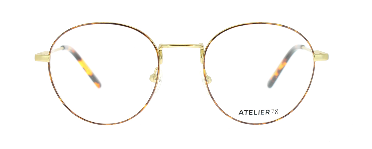 Paire de lunettes de vue Atelier78 Rully couleur brun - Doyle