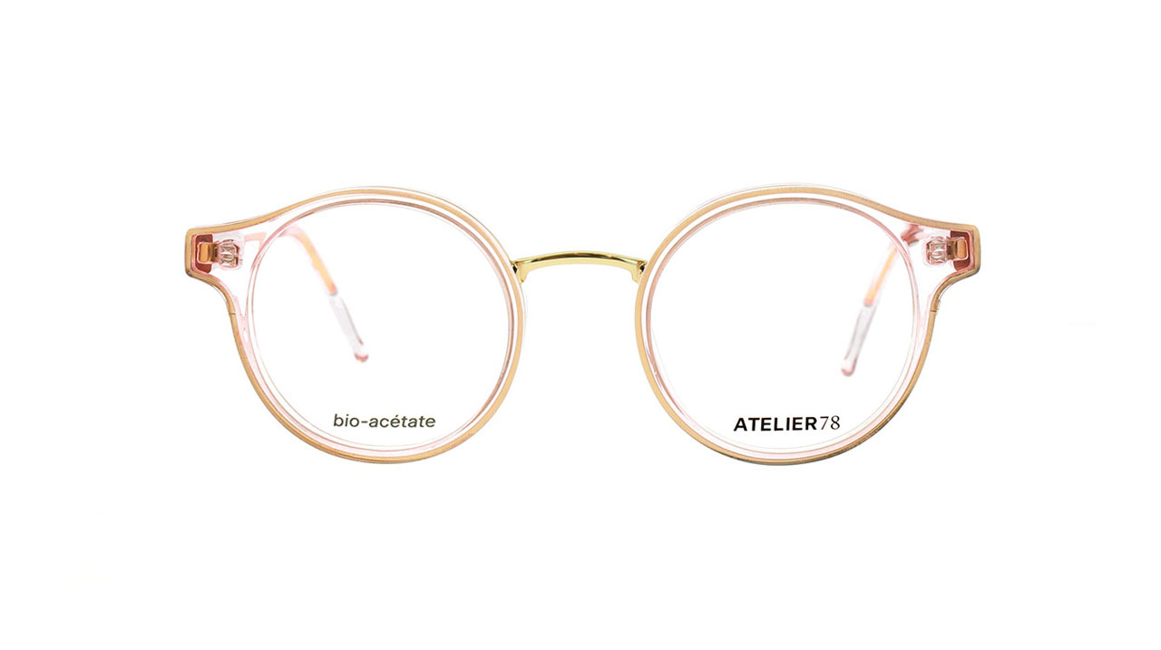 Paire de lunettes de vue Atelier78 Bahia couleur rose - Doyle