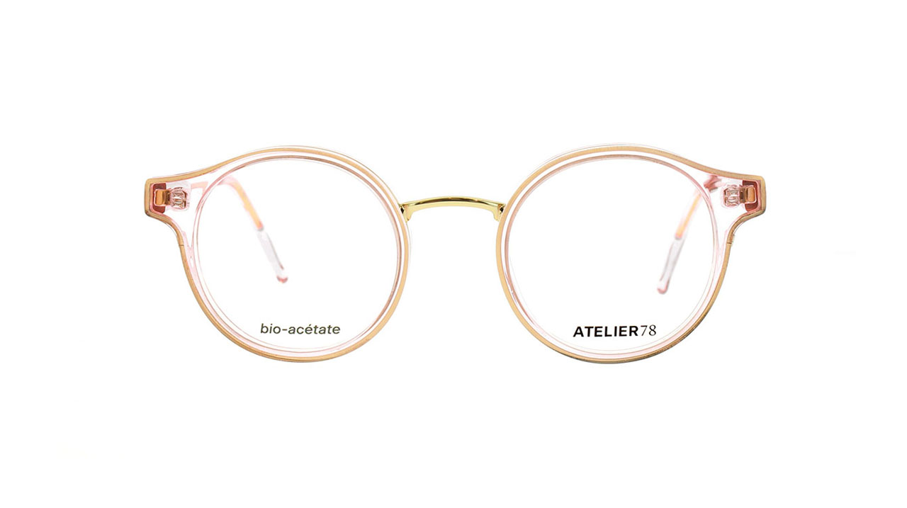 Paire de lunettes de vue Atelier-78 Bahia couleur rose - Doyle