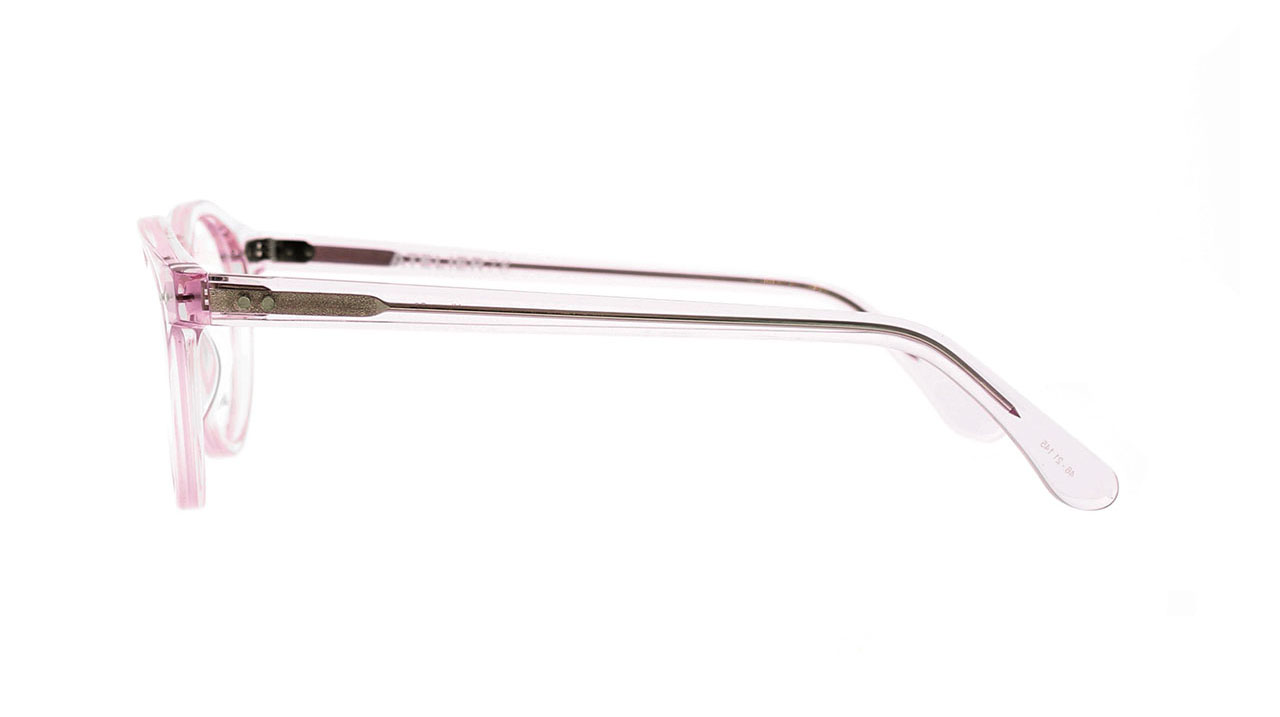Paire de lunettes de vue Atelier78 Ylang couleur rose - Côté droit - Doyle