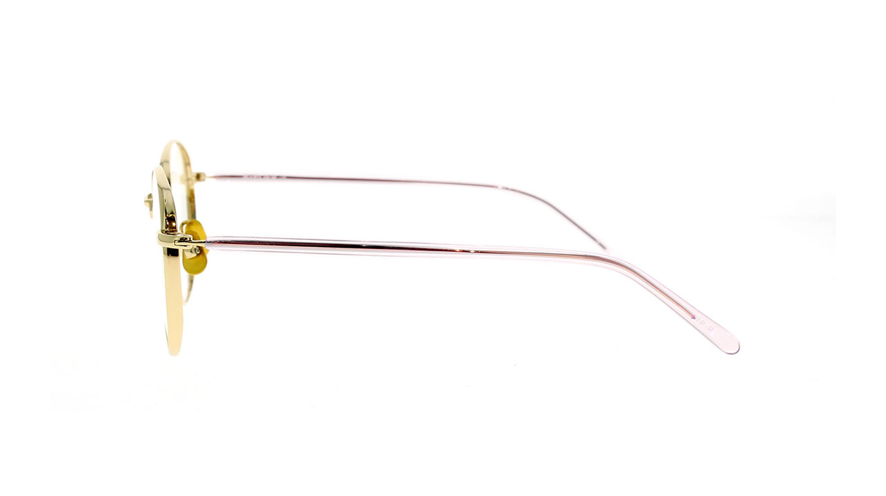 Paire de lunettes de vue Atelier78 Bamboo couleur rose - Côté droit - Doyle