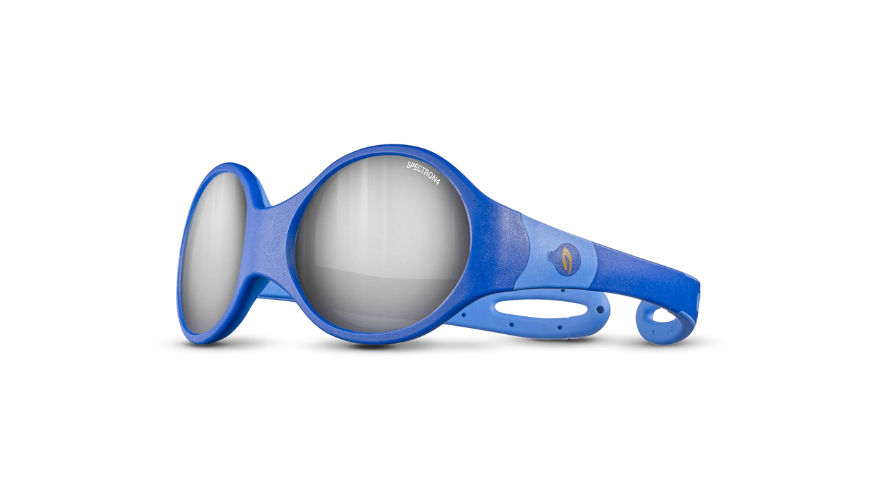 Paire de lunettes de soleil Julbo Js511 loop l couleur bleu - Côté à angle - Doyle
