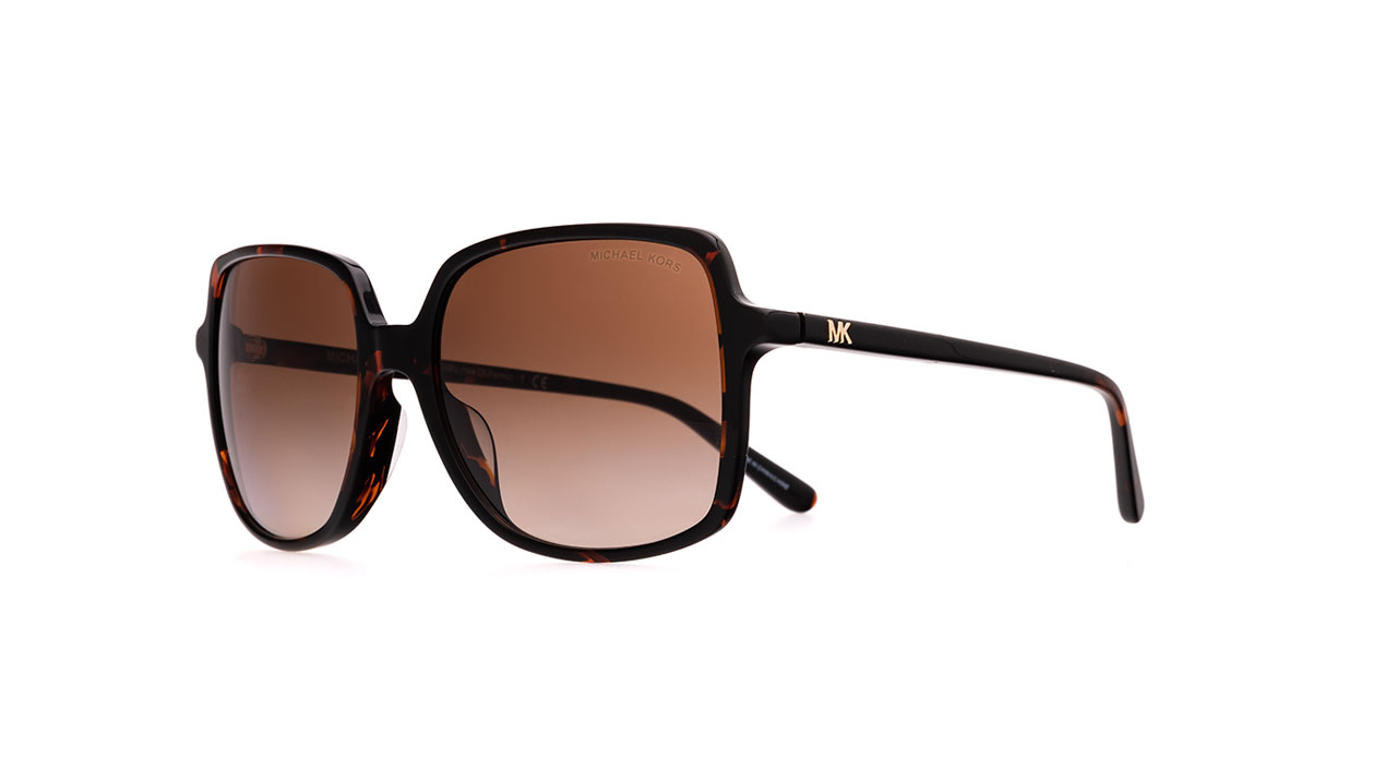 Paire de lunettes de soleil Michael-kors Mk2098 /s couleur brun - Côté à angle - Doyle