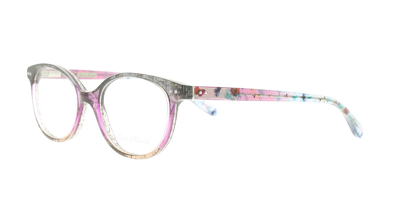 Paire de lunettes de vue Tartine-et-chocolat Tcaa345 couleur mauve - Côté à angle - Doyle