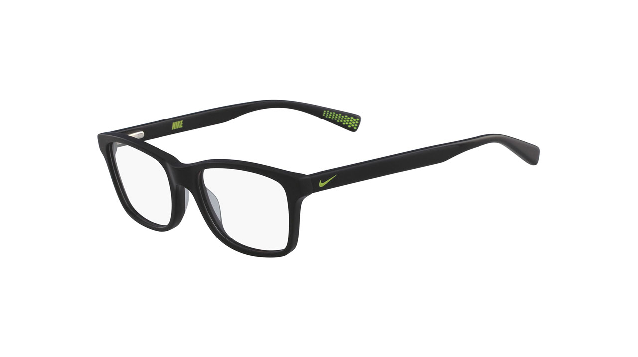 Paire de lunettes de vue Nike-junior 5015 couleur noir - Côté à angle - Doyle