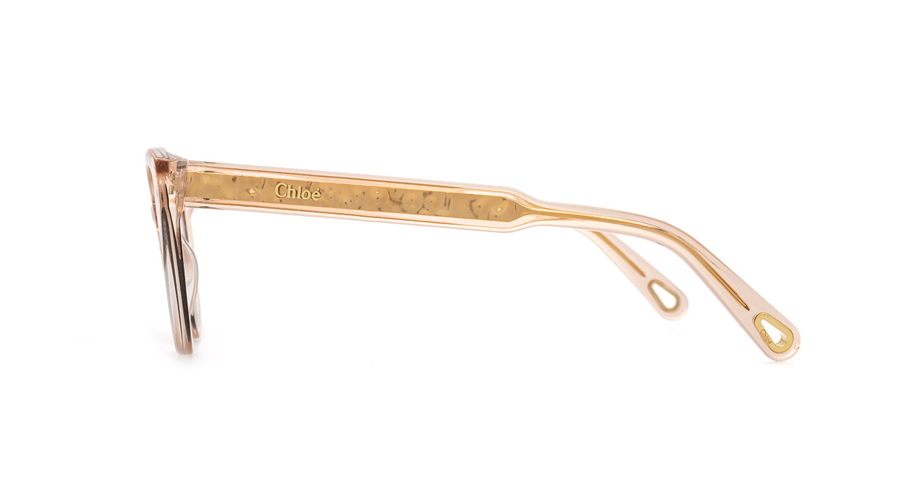 Paire de lunettes de soleil Chloe-marchon Ce757s couleur pêche - Côté droit - Doyle