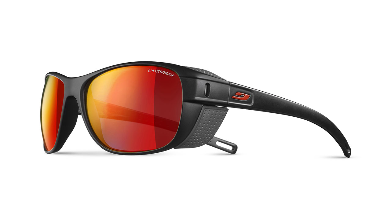 Paire de lunettes de soleil Julbo Js501 camino couleur noir - Côté à angle - Doyle