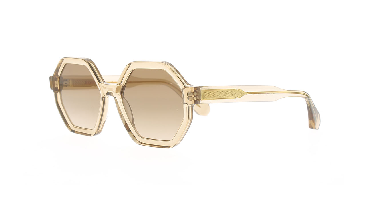 Paire de lunettes de soleil Gigi-studios Shirley /s couleur sable - Côté à angle - Doyle