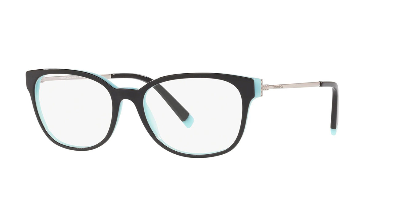 Paire de lunettes de vue Tiffany Tf2177 couleur noir - Côté à angle - Doyle