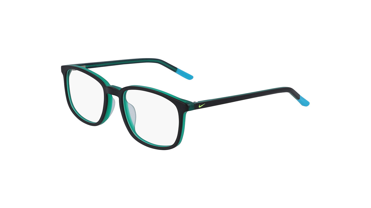 Paire de lunettes de vue Nike-junior 5542 couleur noir - Côté à angle - Doyle