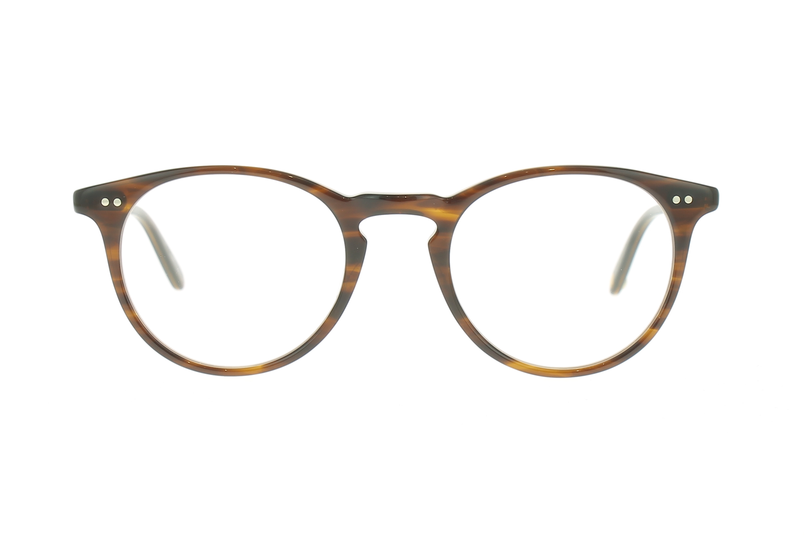 Paire de lunettes de vue Garrett-leight Winward couleur brun - Côté à angle - Doyle