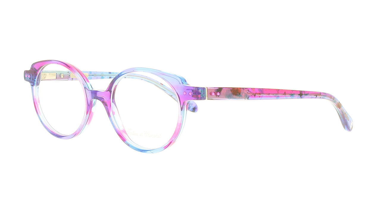 Paire de lunettes de vue Tartine-et-chocolat Tcaa343 couleur bleu - Côté à angle - Doyle