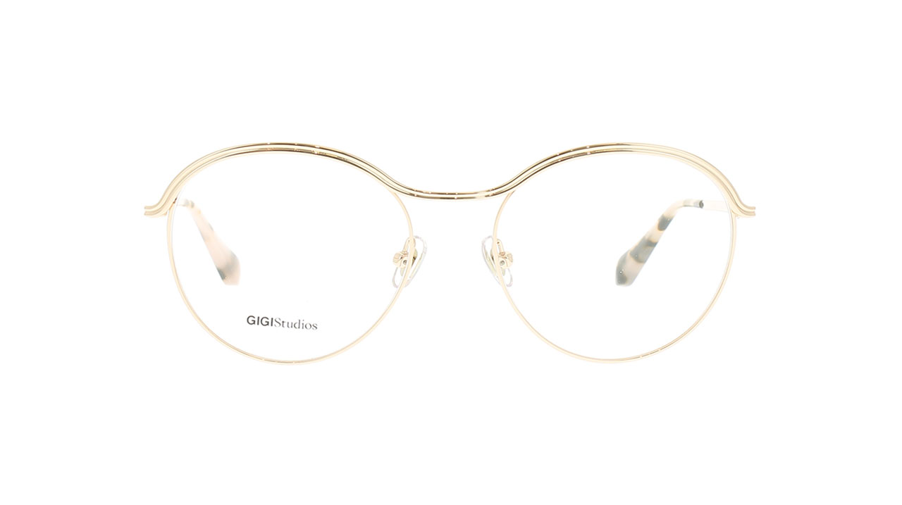 Paire de lunettes de vue Gigi-studios Melvin couleur or - Doyle