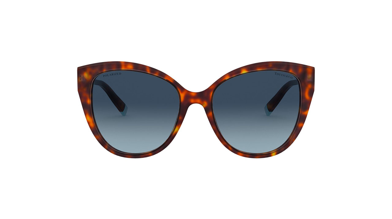 Paire de lunettes de soleil Tiffany Tf4166 /s couleur havane - Doyle