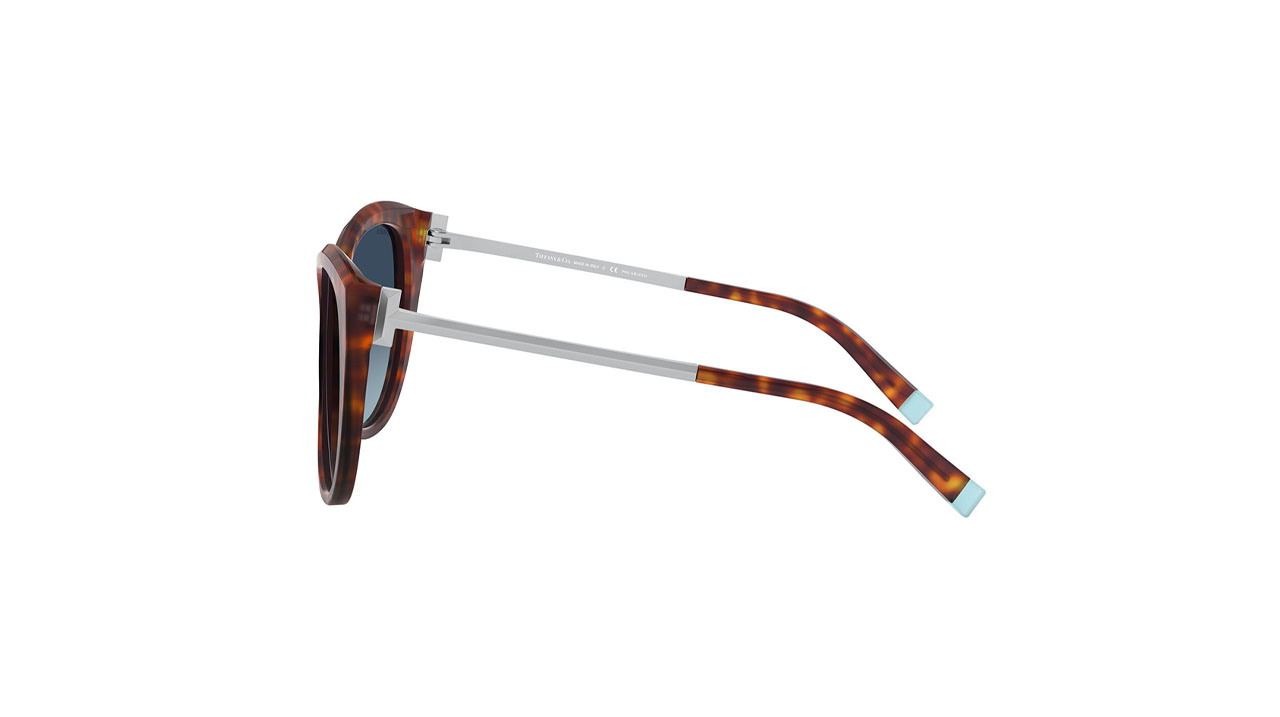 Paire de lunettes de soleil Tiffany-co Tf4166 /s couleur havane - Côté droit - Doyle