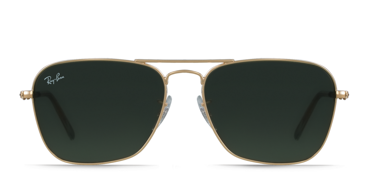 Paire de lunettes de soleil Ray-ban Rb3136 couleur or - Doyle