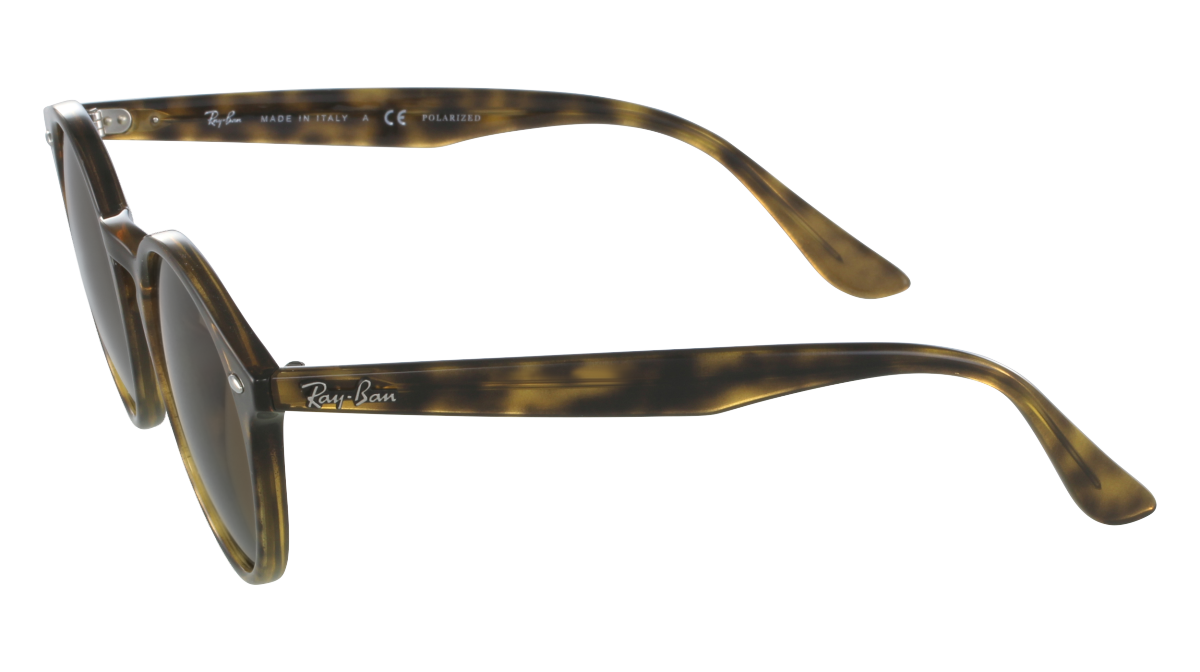 Paire de lunettes de soleil Ray-ban Rb2180 couleur brun - Côté à angle - Doyle