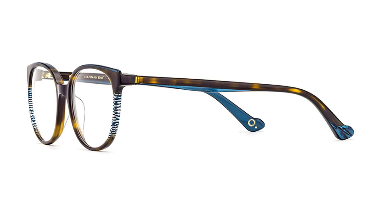 Paire de lunettes de vue Etnia-barcelona Hannah bay couleur bleu - Côté à angle - Doyle