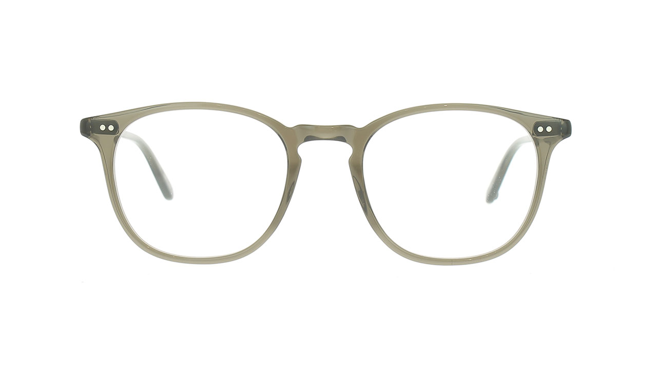 Paire de lunettes de vue Garrett-leight Justice couleur gris - Côté à angle - Doyle