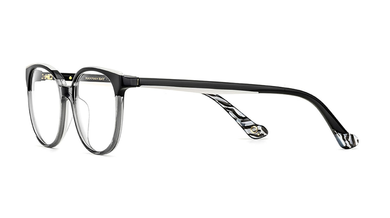Paire de lunettes de vue Etnia-barcelona Hannah bay couleur gris - Côté à angle - Doyle