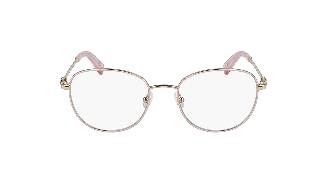 Paire de lunettes de vue Longchamp Lo2127 couleur or rose - Doyle