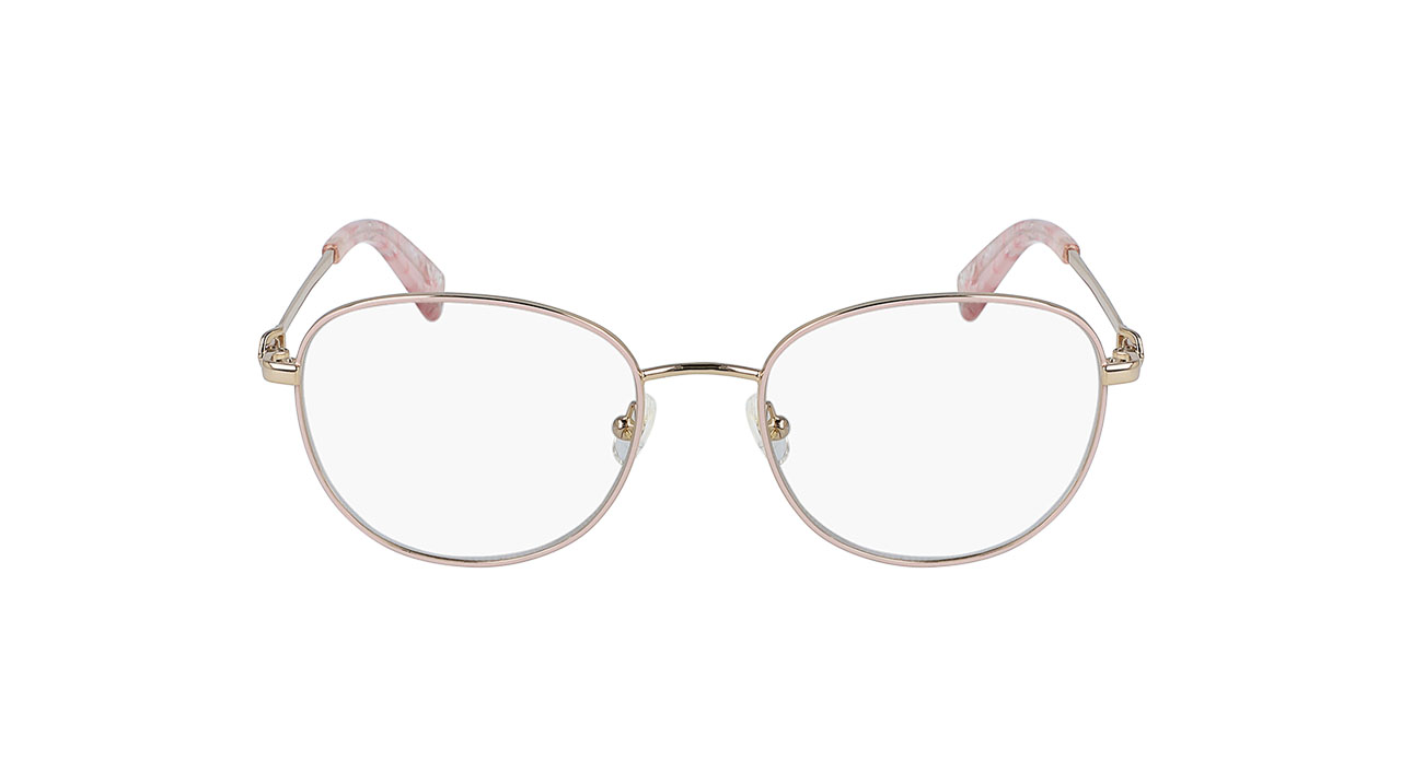 Paire de lunettes de vue Longchamp Lo2127 couleur or rose - Doyle